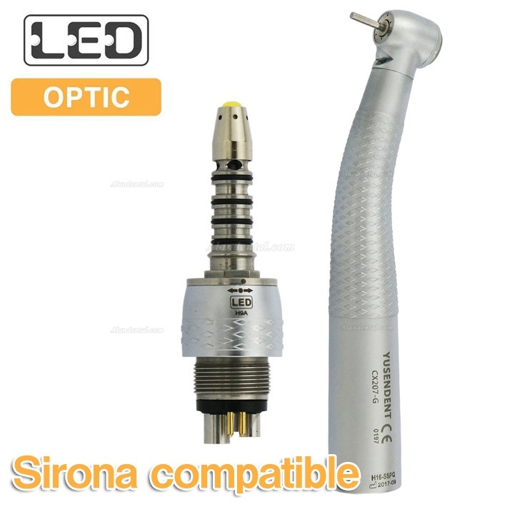 YUSENDENT® CX207-GS-SPQ Dental Torque Head Handpiece With Sirona Roto Quick Coupler